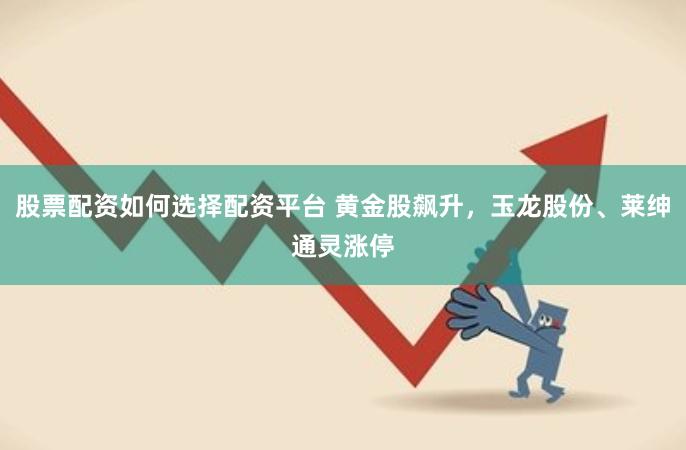 股票配资如何选择配资平台 黄金股飙升，玉龙股份、莱绅通灵涨停